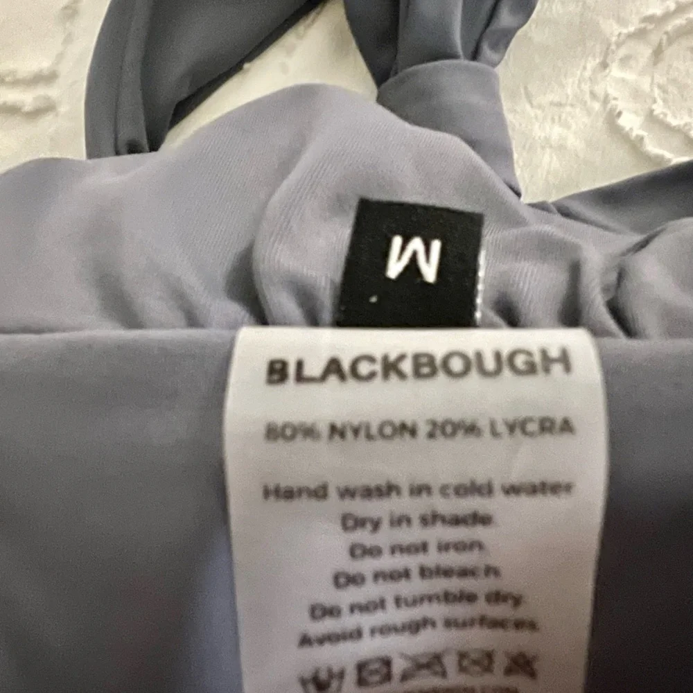 Blackbough Swim Bikini, charcoal, bandeau top, high waisted bottoms - Picture 3 of 3